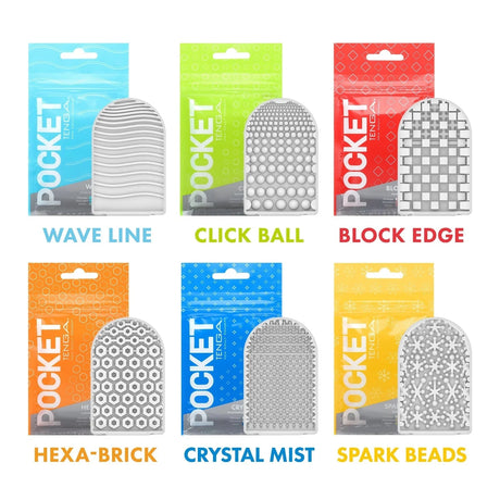 Tenga - Pocket Stroker Masturbator (Clear) CherryAffairs