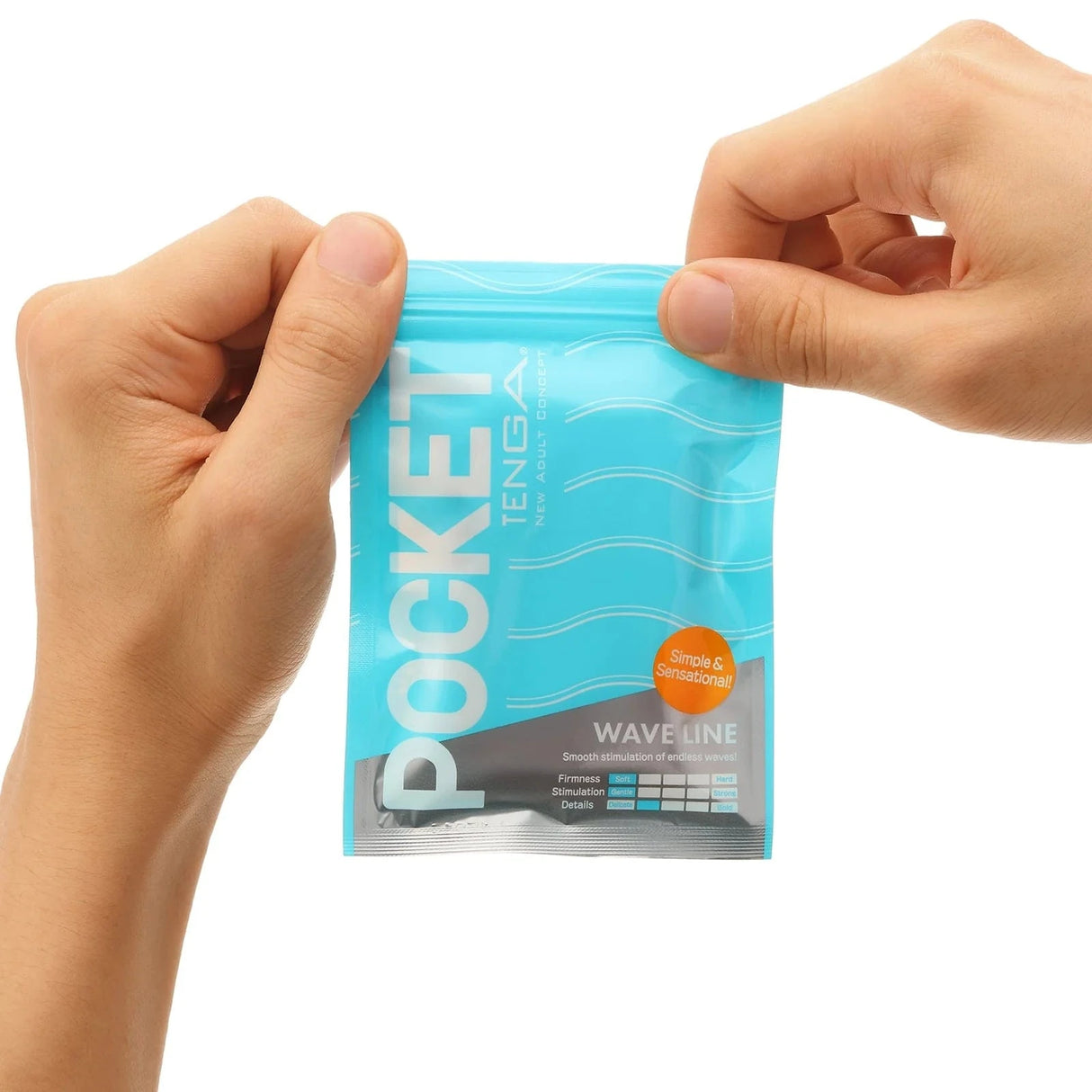 Tenga - Pocket Stroker Masturbator (Clear) CherryAffairs