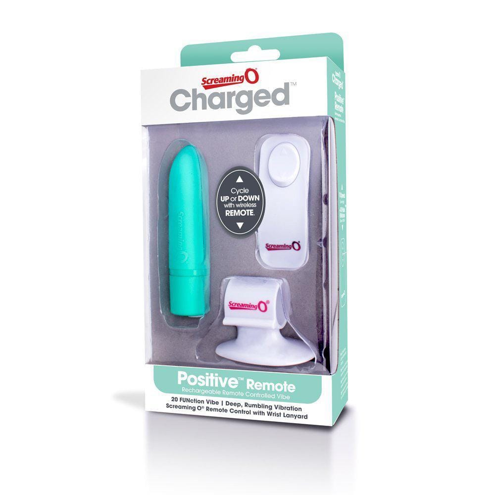 The Screaming O - Charged Postive Remote Control Rechargeable Bullet Vibrator CherryAffairs