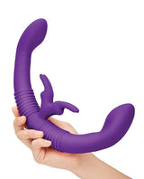 Together - Female Intimacy Vibe with Remote Double Dildo (Purple) OT1271 CherryAffairs