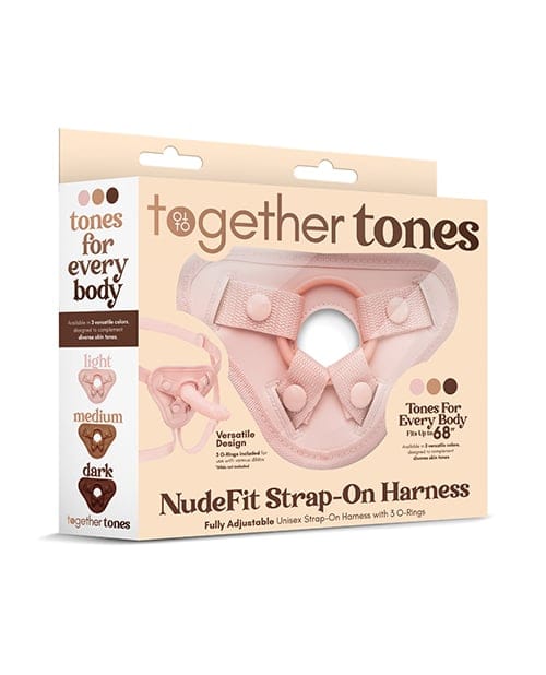 Together - NudeFit Fully Adjustable Strap-On Harness OT1321 CherryAffairs