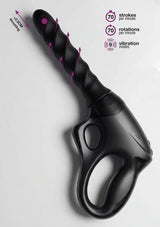 ToyJoy - Cadence Pro+ Rotating Gun Vibrator (Black) TJ1079 CherryAffairs