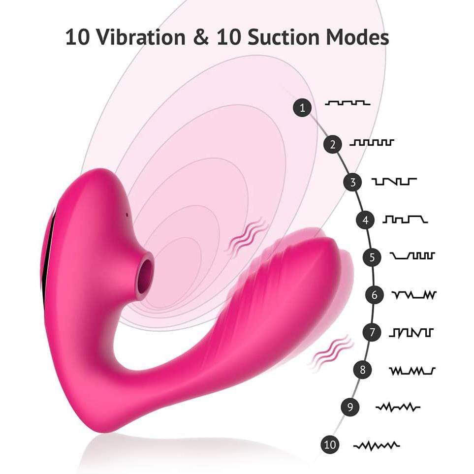 Tracy's Dog - Clitoral Air Stimulator Sucking Vibrator with Remote OG Pro 2 CherryAffairs