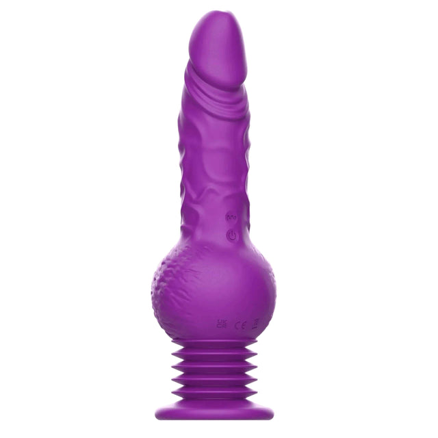 Tracy's Dog - Drillme App-Controlled Thrusting Realistic Dildo Vibrator (Purple) TRD1040 CherryAffairs
