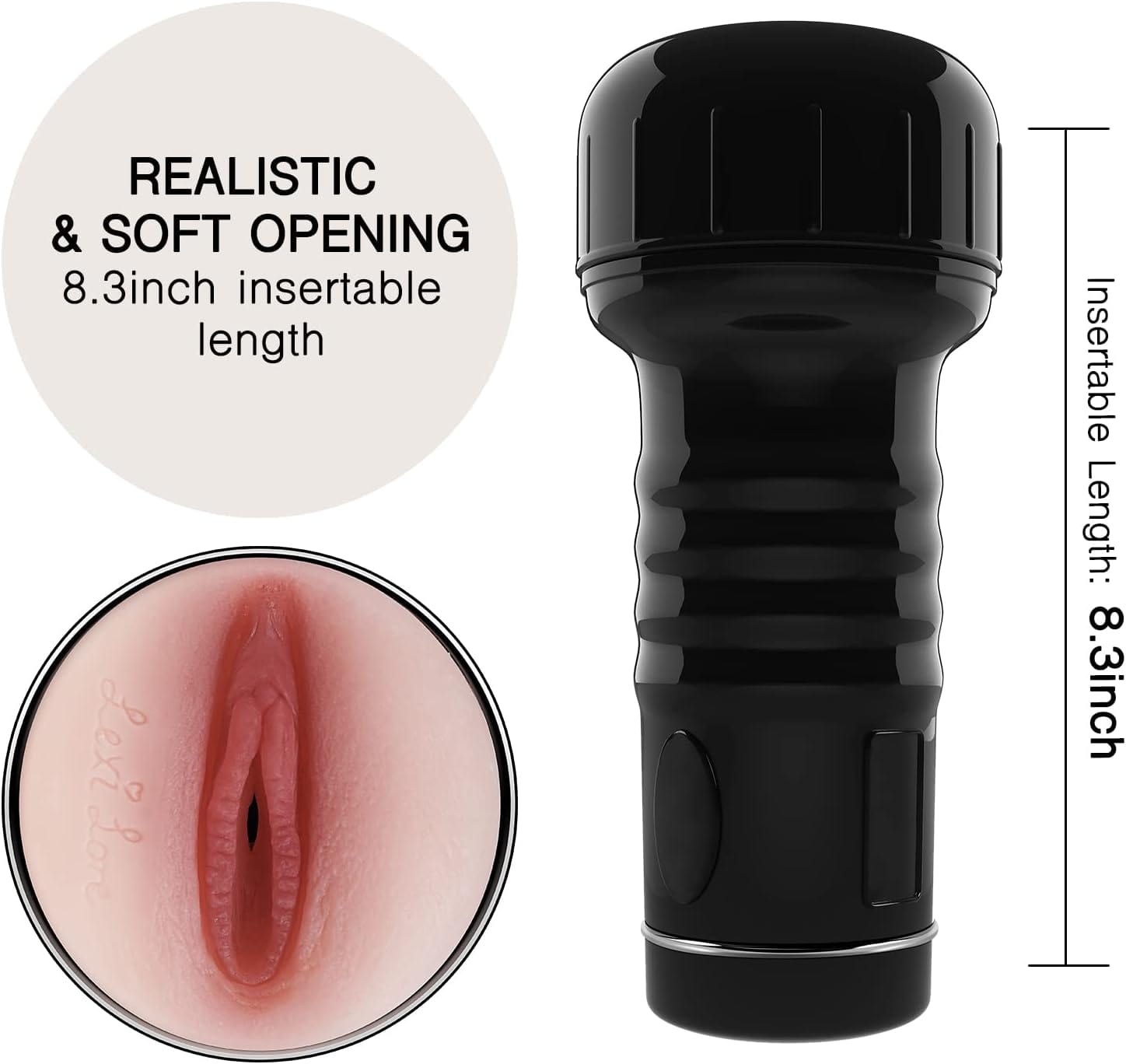 Tracy's Dog - Signature Stroker Lexi Lore Male Masturbator (Beige) |  CherryAffairs  CherryAffairs.sg