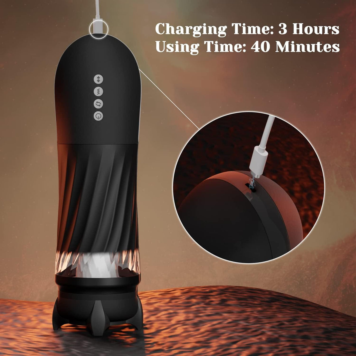 Tracy's Dog - Steelcan 3 in 1 Thursting Vibrating Automatic Male Masturbator CherryAffairs