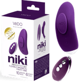 VeDO - Niki Remote Rechargeable Panty Vibe (Deep Purple) VD1102 CherryAffairs