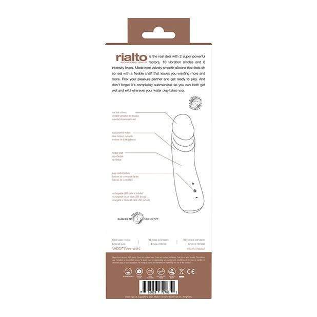 VeDO - Rialto Rechargeable Realistic Vibrator VD1128 CherryAffairs