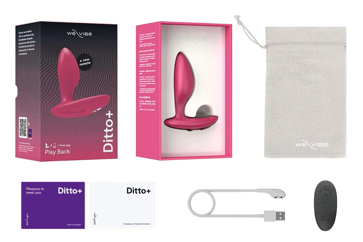 WE VIBE - Ditto+ App-Controlled Remote Control Anal Plug CherryAffairs