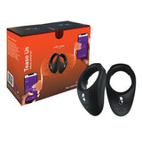 WE VIBE - Tease us Set Box Bond Vibrating Cock Ring Couples Set (Black) WEV1074 CherryAffairs