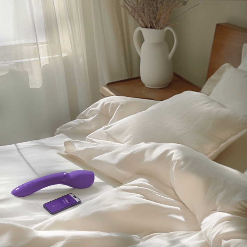 WE VIBE - Wand 2 App-Controlled Wand Massager (Purple) WEV1082 CherryAffairs