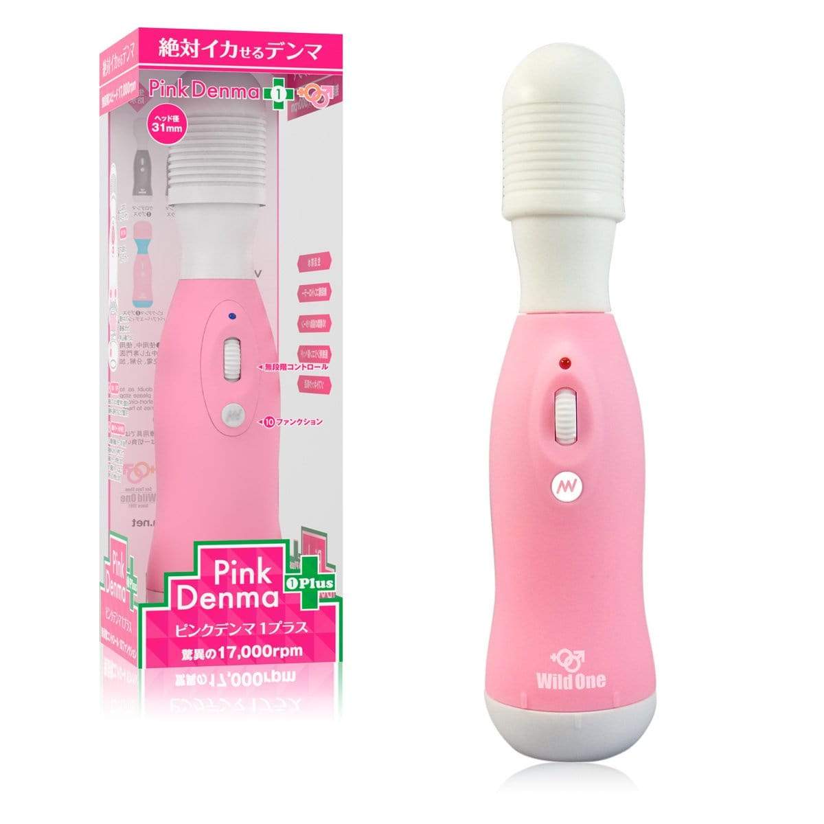 Wild One - Pink Denma Wand Massager WO1033 CherryAffairs