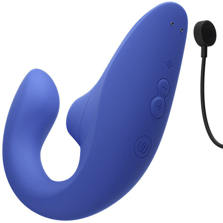 Womanizer - Blend The Original Clitoral Clit Stimulator with G Spot Dildo CherryAffairs