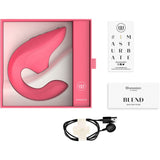 Womanizer - Blend The Original Clitoral Clit Stimulator with G Spot Dildo CherryAffairs