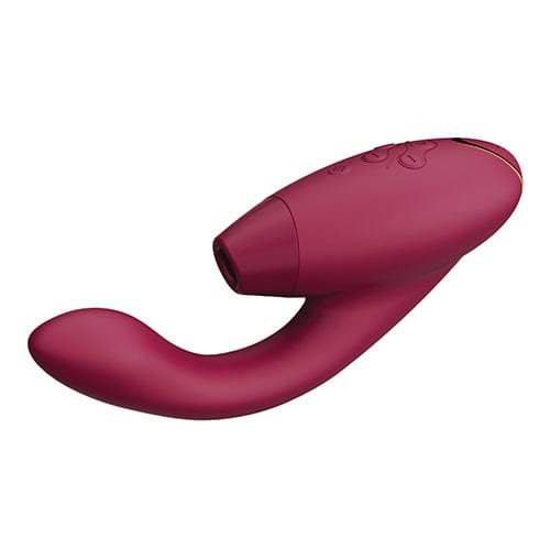 Womanizer - Duo 2 Clitoral Air Stimulator with G Spot Dildo CherryAffairs