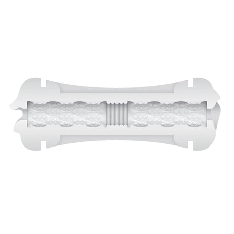 Zero Tolerance - Double Dip Squishy Realistic Double Soft Stroker Masturbator (White) ZR1052 CherryAffairs