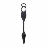 Zero Tolerance - Plug and Tug Vibrating Plug and Cock Ring (Black) ZR1073 CherryAffairs