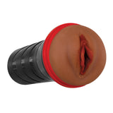 Zero Tolerance - Pop On The Go Squishy Realistic Stroker with Vibrating Cock Ring CherryAffairs