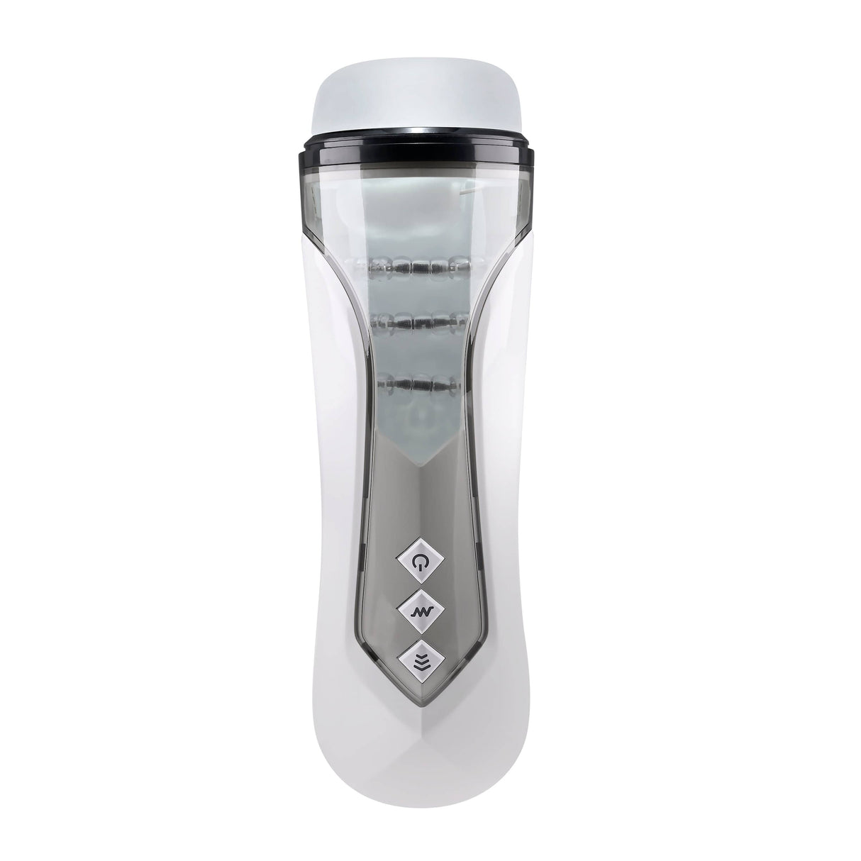 Zero Tolerance - Stroking Buddy Vibrating Stroker Masturbator (White) ZR1063 CherryAffairs