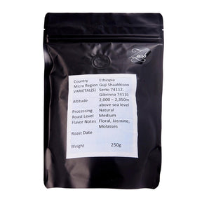 ZUSH Coffee - Specialty Coffee Beans , 100% Arabica, Batch Roasted. ETHIOPIA GUJI SHAAKKISOO ZUSH1694 CherryAffairs