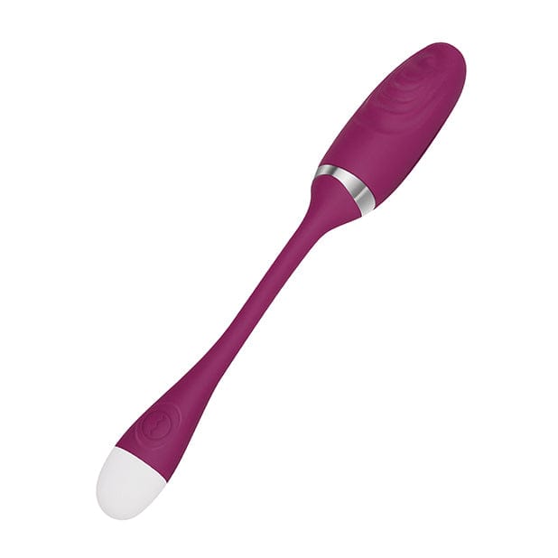 Adam & Eve - Eve's Thumping Love Button Silicone Bullet Egg Vibrator (Burgundy) AE1047 CherryAffairs