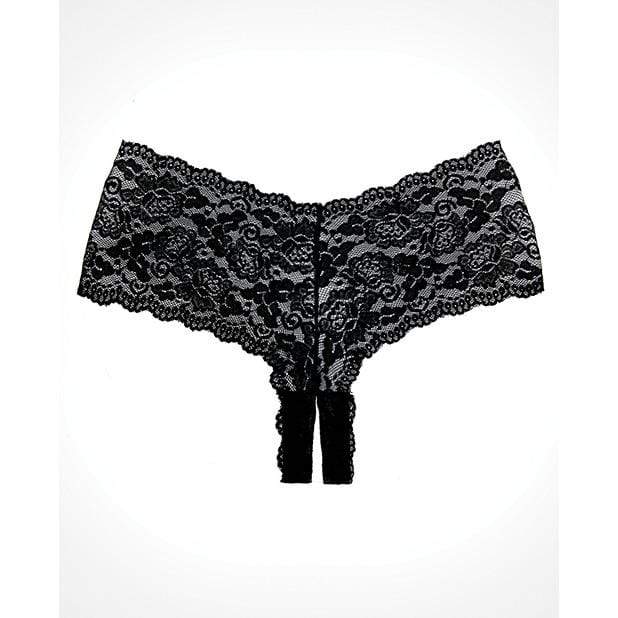 Allure Lingerie - Adore Candy Apple Panty O/S (Black) ALL1013 CherryAffairs