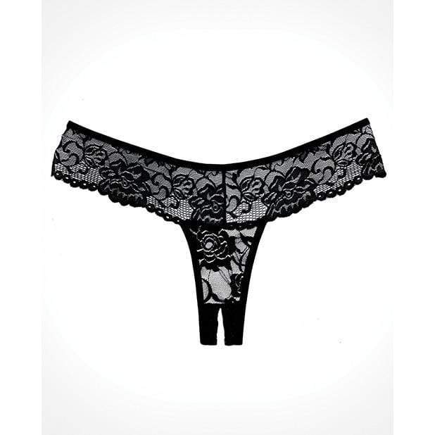 Allure Lingerie - Adore Chiqui Love Thong O/S (Black) ALL1012 CherryAffairs