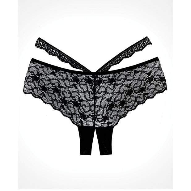 Allure Lingerie - Adore Heartbreaker Panty O/S (Black) ALL1014 CherryAffairs