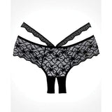 Allure Lingerie - Adore Heartbreaker Panty O/S (Black) ALL1014 CherryAffairs