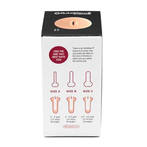 Autoblow - 2 Plus XT Sleeve Vagina and Mouth Orifice (Beige) - CherryAffairs.sg