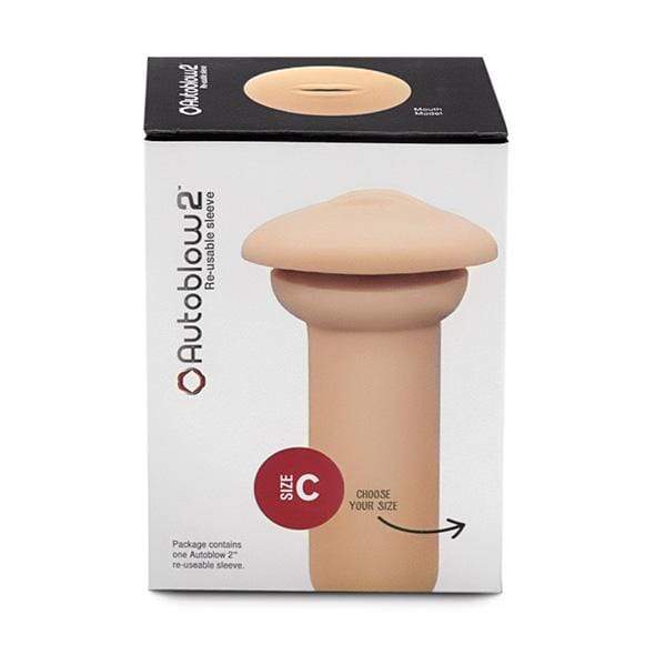 Autoblow - 2 Plus XT Sleeve Vagina and Mouth Orifice (Beige) AB1011 CherryAffairs