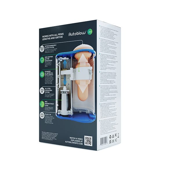 Autoblow - A.I+ Machine Hands Free App-Controlled Masturbator (White)    Masturbator (Hands Free) AC Powered