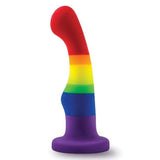 Avant - Pride 1 Silicone Plug Dildo (Multi Colour)    Non Realistic Dildo with suction cup (Non Vibration)