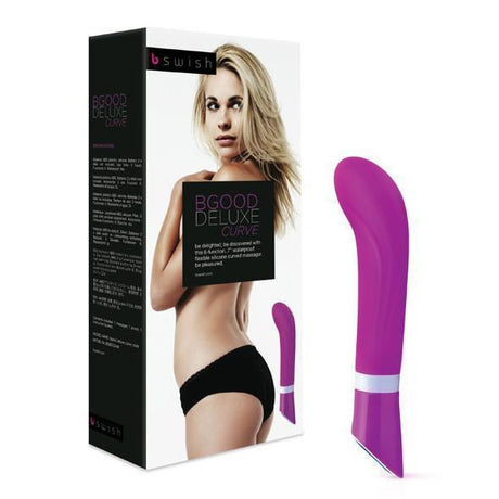 B Swish - Bgood Deluxe Curve Vibrator (Violet) BS1033 CherryAffairs