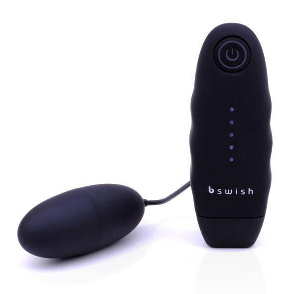 B Swish - Bnaughty Classic Egg Vibrator (Black) BS1031 CherryAffairs