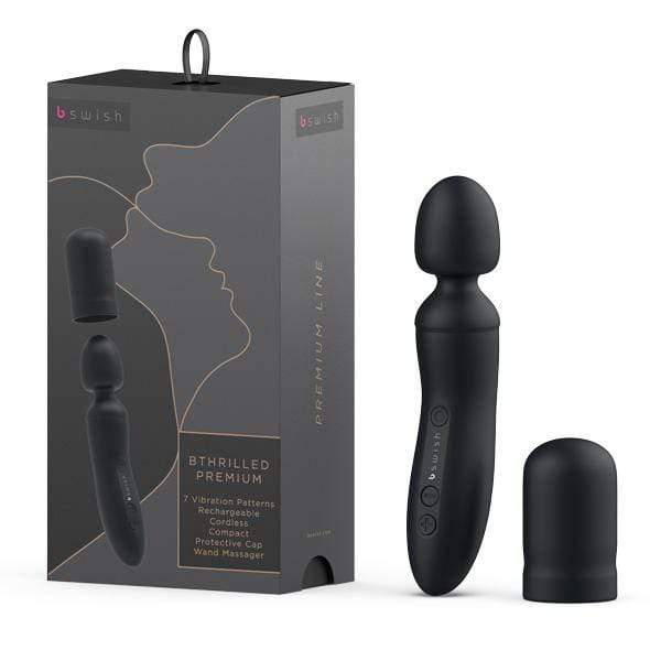 B Swish - Bthrilled Premium Line Wand Massager (Black) BS1075 CherryAffairs