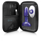 B-Vibe - Rimming Remote Control Vibrating Anal Plug Petite (Purple) BV1006 CherryAffairs