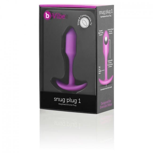 B-Vibe - Snug Plug Weighted Silicone Anal Plug BV1007 CherryAffairs