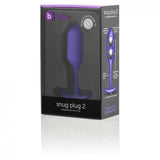 B-Vibe - Snug Plug Weighted Silicone Anal Plug BV1008 CherryAffairs