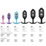 B-Vibe - Snug Plug Weighted Silicone Anal Plug CherryAffairs