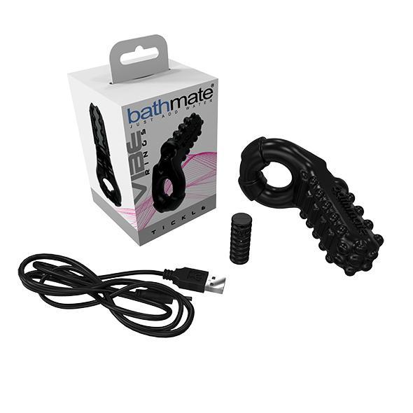 Bathmate - Vibe Ring Rechargeable Cock Ring (Black) CherryAffairs