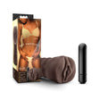 Blush Novelties - Hot Chocolate Alexis Vibrating Stroker Masturbator (Chocolate) BN1139 CherryAffairs
