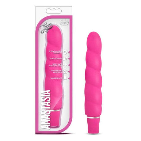 Blush Novelties - Luxe Anastasia Silicone Vibrator (Pink) BN1127 CherryAffairs