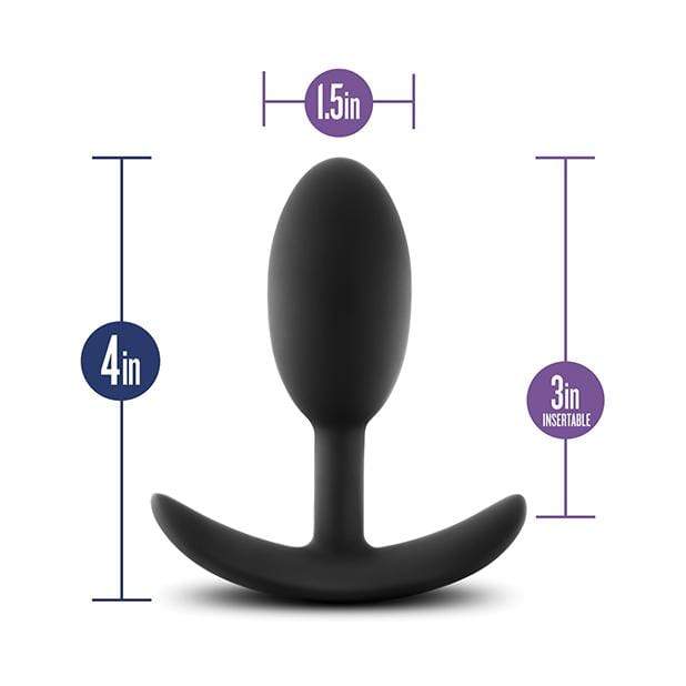 Blush Novelties - Luxe Wearable Vibra Slim Anal Plug Small & Medium    Anal Plug (Non Vibration)