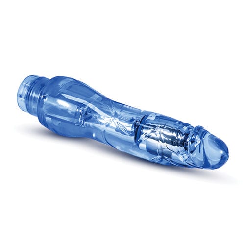 Blush Novelties - Naturally Yours Fantasy Vibe Realistic Vibrating Dildo 8.5"(Blue) BN1124 CherryAffairs