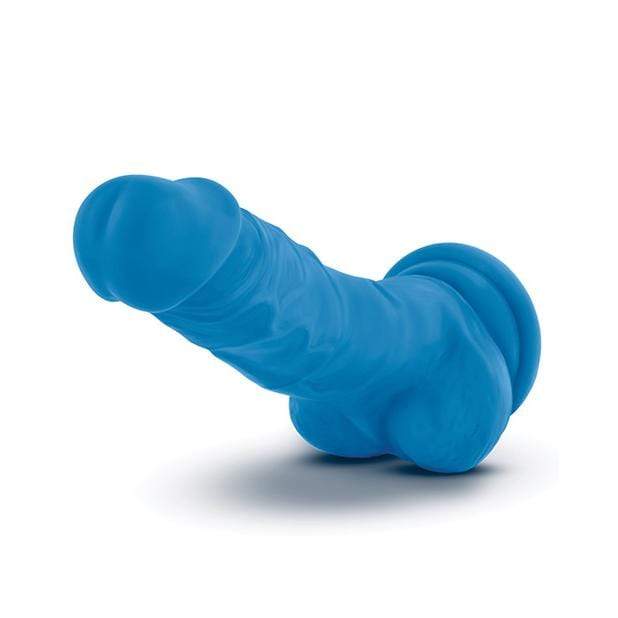 Blush Novelties - Neo Dual Density Realistic Cock with Balls 7.5" (Blue) BN1074 CherryAffairs