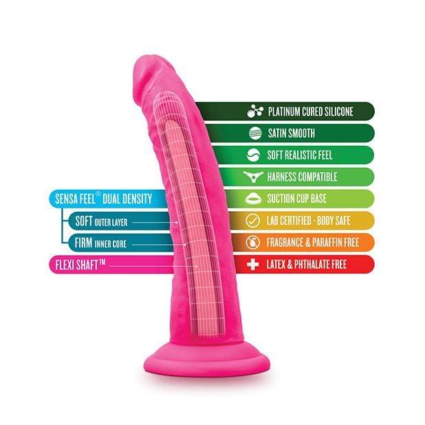 Blush Novelties - Neo Elite Silicone Dual Density Cock 7.5" (Pink) BN1077 CherryAffairs