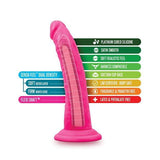 Blush Novelties - Neo Elite Silicone Dual Density Cock 7.5" (Pink) BN1077 CherryAffairs
