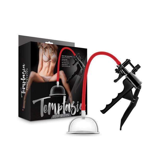 Blush Novelties - Temptasia Advanced Pussy Pump System (Black)    Clitoral Pump (Non Vibration)