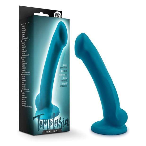 Blush Novelties - Temptasia Reina G Spot Dildo (Blue) BN1076 CherryAffairs